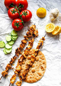 Afghani Chicken Shawarma