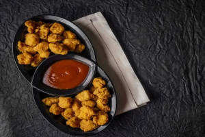 Peri peri chicken pop corn