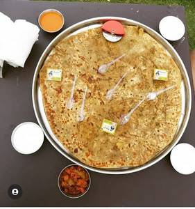 Paneer Gobi Pyaz Parantha