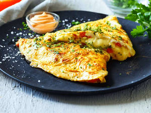 Cheese Omelette [3 Eggs ]