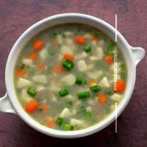 Baby corn soup veg