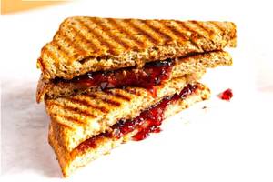 Special grilled jam sandwich