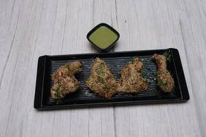 Chicken Kali Mirch Tikka With 2 Roomali
