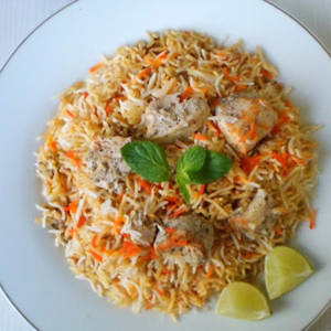 Chicken Malai Tikka Dum Biryani