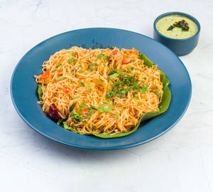 Tossed ghee garlic masala shavige