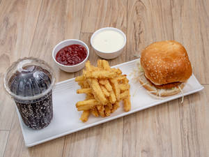 Chicken Burger+french Fries+coke