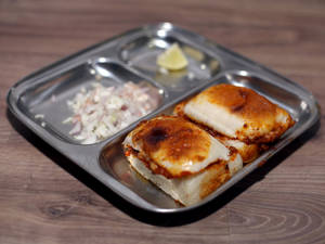 Cheese Masala Pav Sandwich