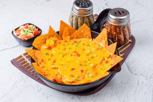 Nachos with Orange Sauce