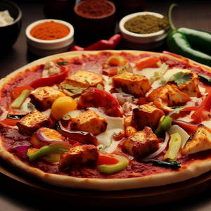 TANDOORI PANEER PIZZA