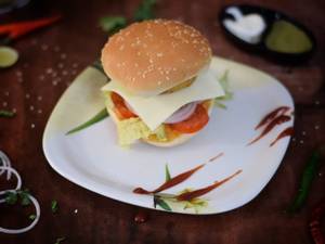 Crispy Veg Cheese Burger