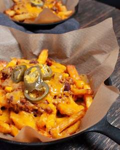 Chilly Garlic Cheese Fries