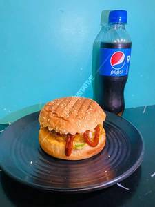 1 Veg Burger + 1 Cold Drink (250 Ml)