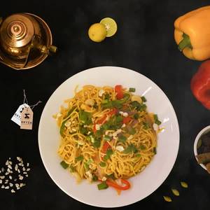 Egg Singapore Noodle