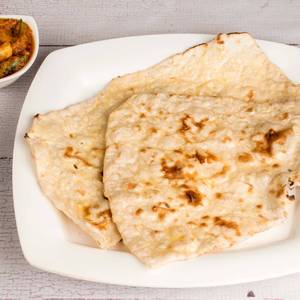 Butter Naan with Veg Curry