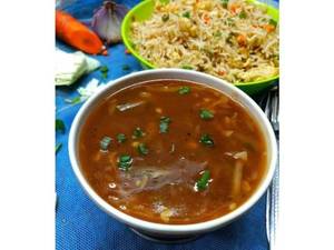 Veg Fried Rice + Veg Soup