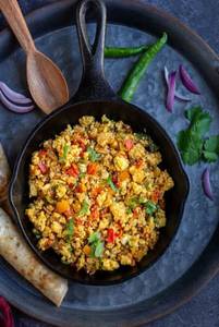 Paneer Bhujia With Onion