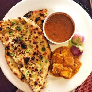 Dal Makhani And Paneer Butter Masala With  ( 3 baby butter  naan) 