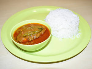 Rice Rohu Fish