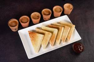 6 Ginger Chai With 3 Chicken Mayonnaise Sandwich (serves 6)