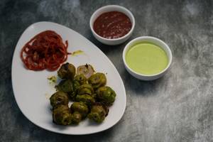 Mushroom Hariyali Tikka..