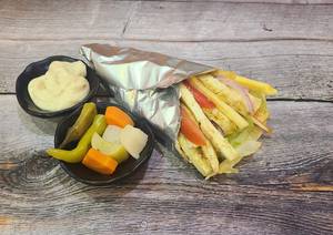 Lucknowi Paneer Malai Shawarma