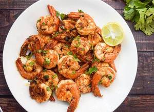 Butter Garlic Chilly Prawns