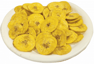 Yellow Salted Banana Chips Round 250 Gms