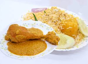 Aalu Biryani + Chicken Chap ( Combo)