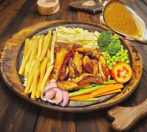 Sizzling Chicken with Pepper Sauce