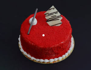 Red Velvet Cool cake 1/2 kg (Contains Egg)