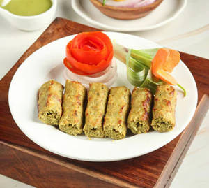 Chicken Reshmi ke Sheekh