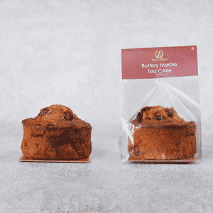 Buttery Marble Tea Cake