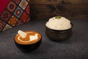 Shahi Paneer With Rice & Raita