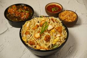 Chicken Manchurian Noodles