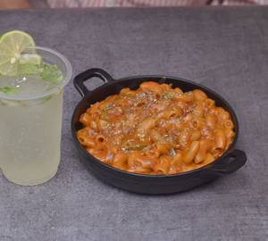 Mix Sauce Pasta + Virgin Mojito