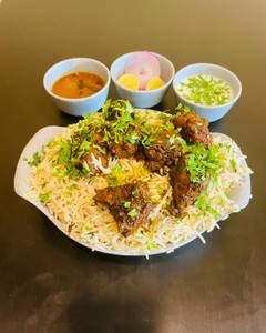 Chicken fry piece biryani full