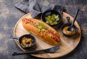 Frank & Beans Chicken Hot Dog