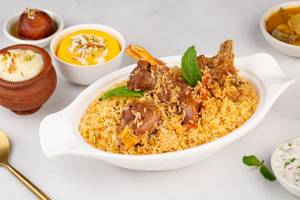 Mutton Biryani   (3pieces Of Mutton)+cool Drink   Size:1000gms