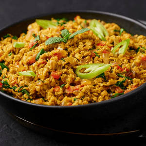 Egg Burji Rice