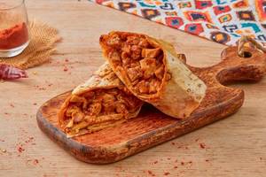 Harissa Chicken Shawarma in Rumali