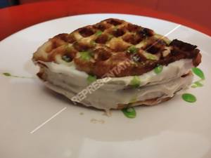 White Choco Waffles