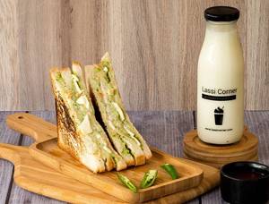 Veg Paneer Sandwich With Aloo Tikki Cutets [3 Pieces]