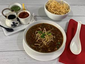 Veg Man Chow Soup.