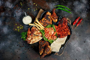 Four In One Bbq Chicken (serves 4)