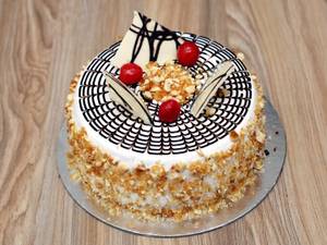 Round Butterscotch Cake (Half kg)