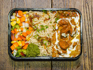 Chicken Masala On Rice