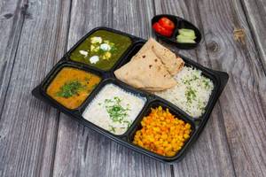 The Jain Palak Paneer Thali