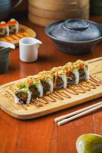 Asparagus Tempura Truffle Sushi