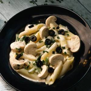 Veg Cream Of Mushroom Pasta