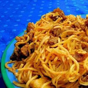 Mutton Schezwan Noodles